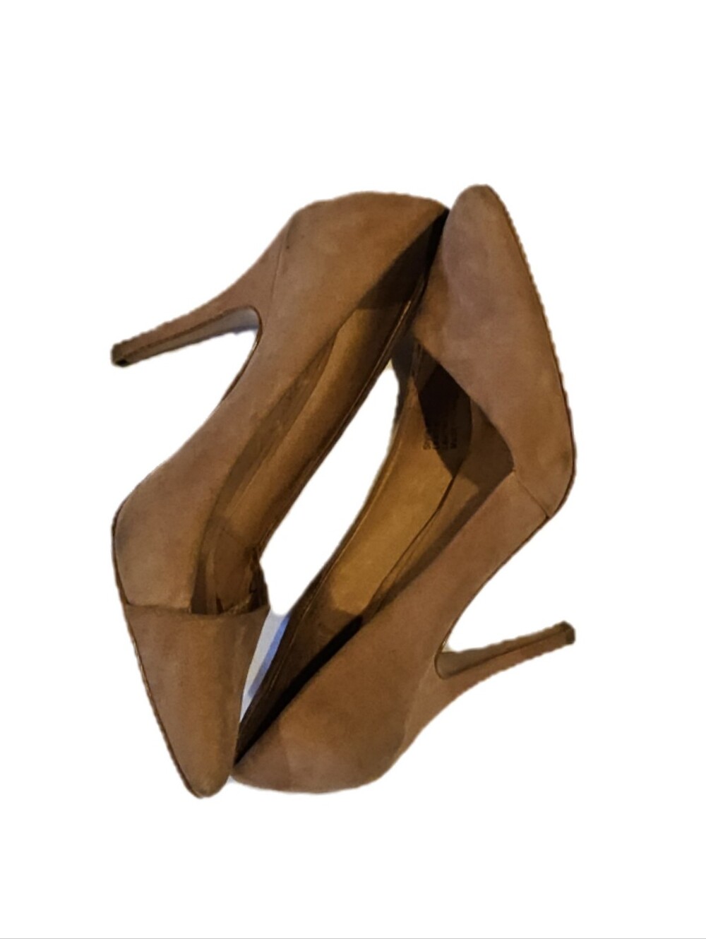 Madewell Mira Heel in light pink suede. Size 6.5